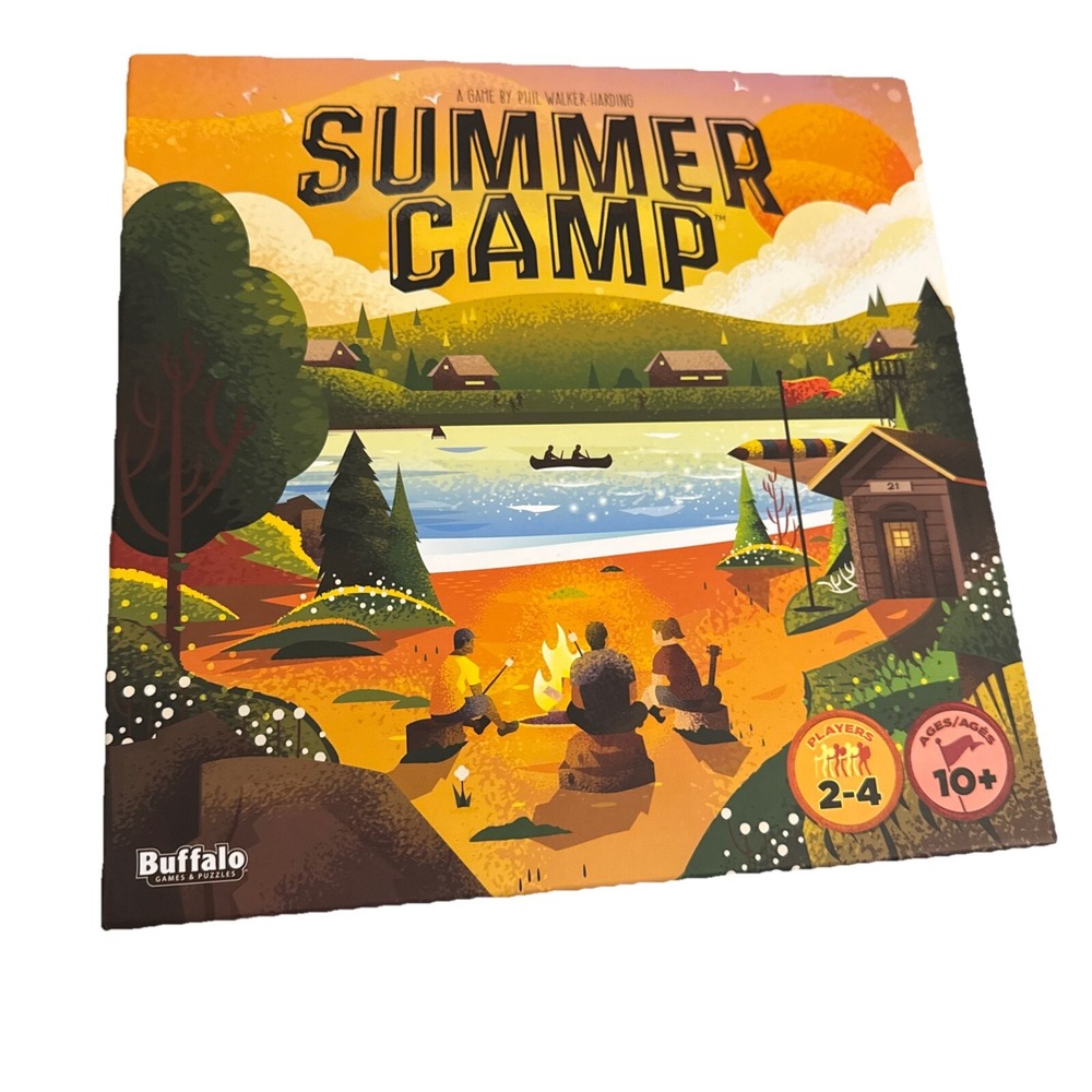 Buffalo Games Board Game Summer Camp By‎ Phil Walker Harding New Sealed